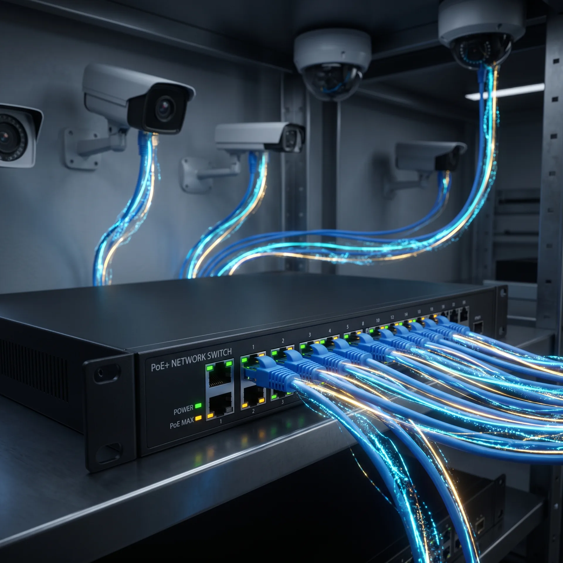 PoE Switch Nedir, Güvenlik Kamera Sistemlerinde Neden Kullanılır?