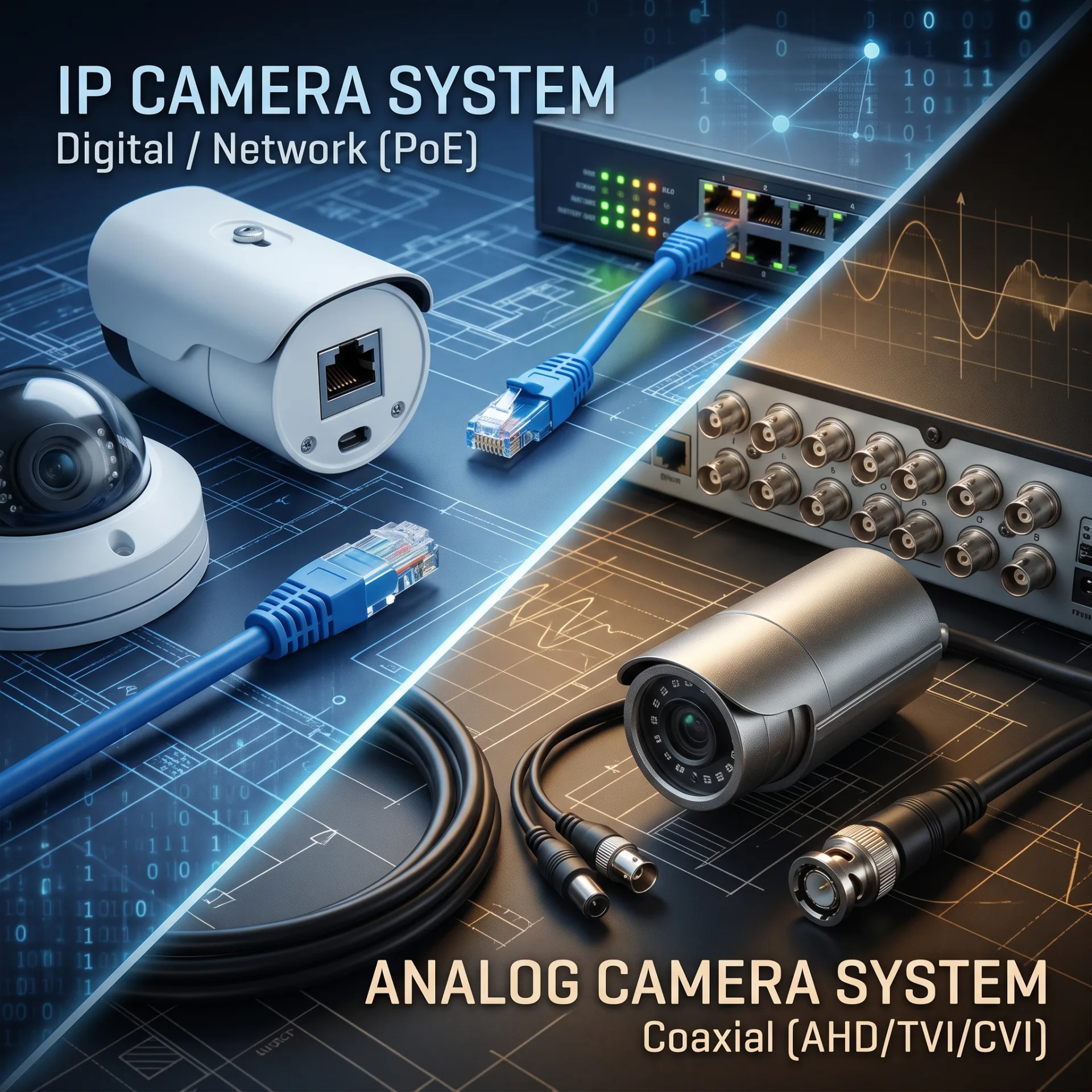 IP Kamera mı, Analog (AHD) Kamera mı? Doğru Seçim Nasıl Yapılır?